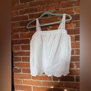 MAJORELLE White Eyelet Camisole